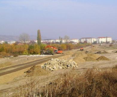 Drumul nou care va lega cartierele Velenţa şi Nufărul va fi gata în vara anului 2012 